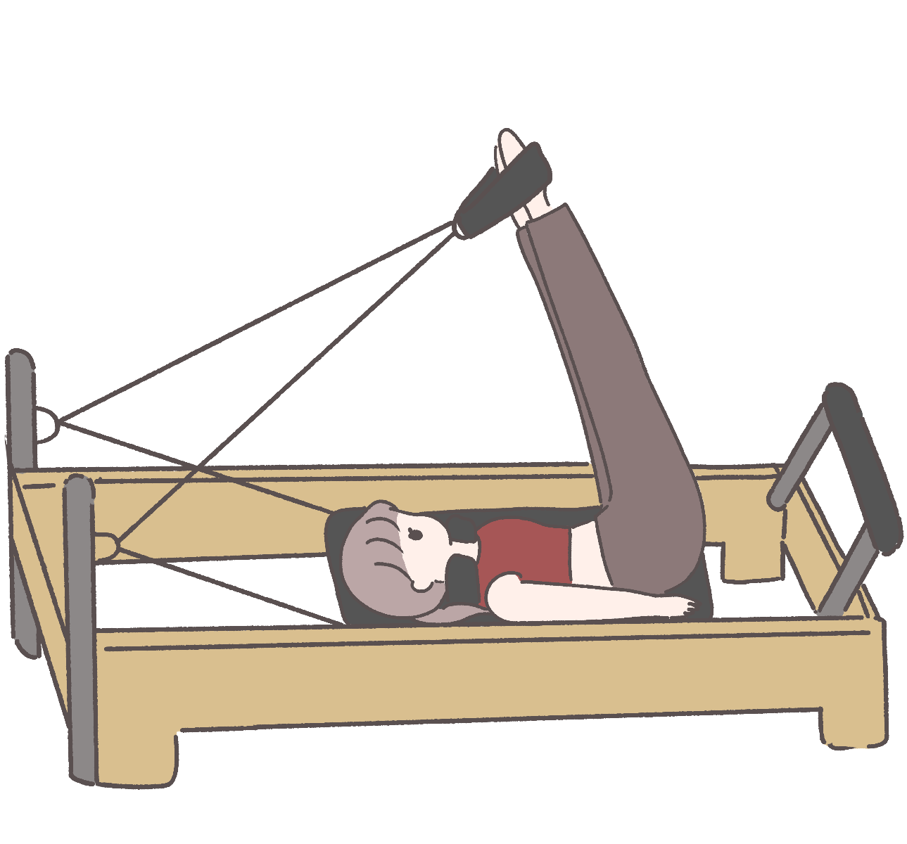 ピラティスのイラスト